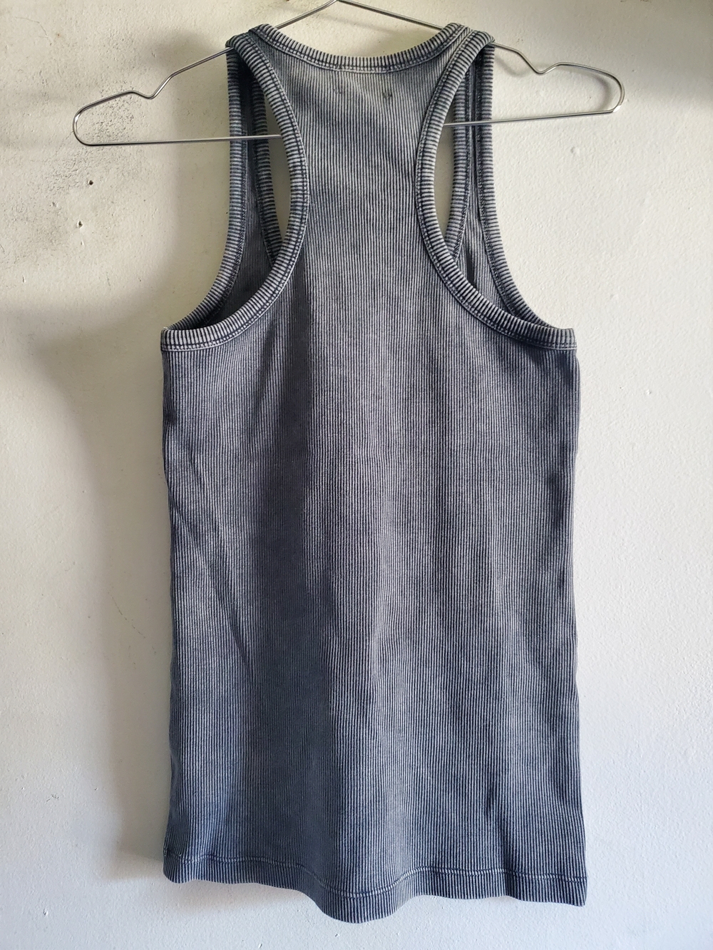 Mikuta The Dark Ribbed Grey Tank Top Size Large. - Picture 5 of 6